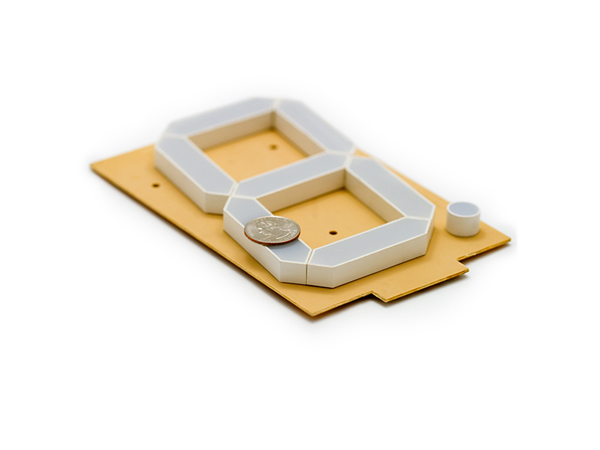 디바이스마트,MCU보드/전자키트 > 디스플레이 > 세그먼트,SparkFun,7-Segment Display - 6.5inch (Red) [COM-08530],153mm 크기의 7-세그먼트 디스플레이 입니다. (색상:레드)