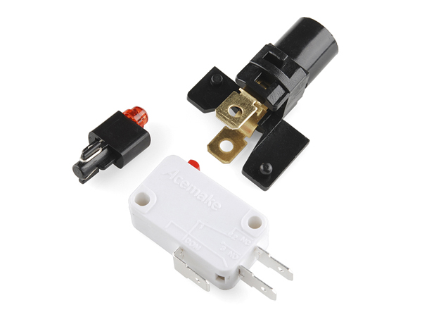 디바이스마트,스위치/부저/전기부품 > 스위치 > 푸쉬버튼 스위치 > 조광형 스위치,SparkFun,Big Dome Pushbutton - Red [COM-09181],외경 약 10cm 지름의 돔 스타일 푸시버튼입니다. LED와 마이크로 스위치가 내장되어있습니다.