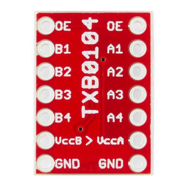 디바이스마트,오픈소스/코딩교육 > 아두이노 > 아두이노 전원관련모듈,SparkFun,SparkFun Voltage-Level Translator Breakout - TXB0104 [BOB-11771],4비트 양방향 전압 레벨 변환기로 자동으로 방향을 센싱합니다. 두개의 분리된 설정가능한 파워 레일을 가지고 있습니다.