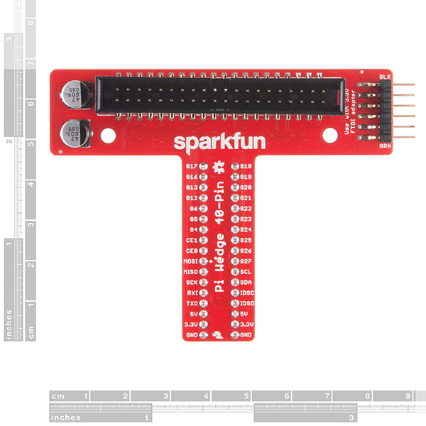디바이스마트,오픈소스/코딩교육 > 라즈베리파이 > 라즈베리파이 확장보드/HAT,SparkFun,SparkFun Pi Wedge (Preassembled) [BOB-13717],미리 조립된 쐐기모양의 확장보드로 40핀 GPIO와 라즈베리파이를 장착할 수 있게 만들어 줍니다.