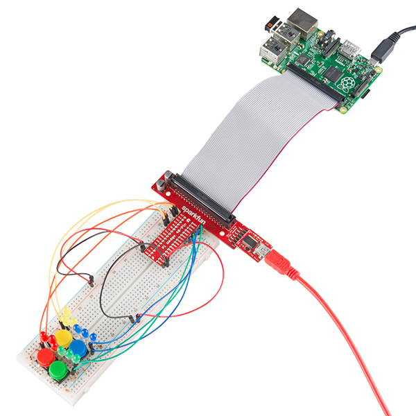 디바이스마트,오픈소스/코딩교육 > 라즈베리파이 > 라즈베리파이 확장보드/HAT,SparkFun,SparkFun Pi Wedge (Preassembled) [BOB-13717],미리 조립된 쐐기모양의 확장보드로 40핀 GPIO와 라즈베리파이를 장착할 수 있게 만들어 줍니다.