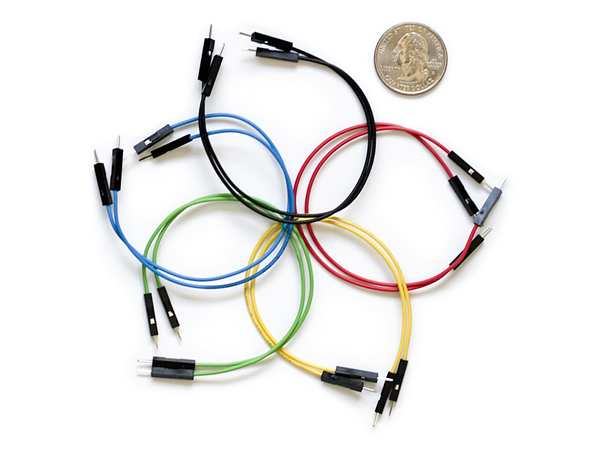 디바이스마트,케이블/전선 > 점퍼/하네스/악어/바나나 > 점퍼 와이어/케이블,SparkFun,Jumper Wires Premium 6inch Mixed Pack of 100 [PRT-09194],스파크펀 점퍼 와이어 세트 / F-F, M-F 타입 / 길이 : 15cm (6인치) / 수량 : F-F 타입 50개, M-F 타입 50개