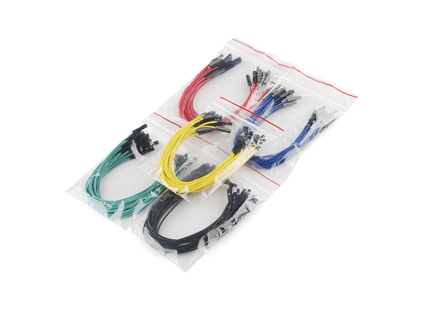 Jumper Wires Premium 6' F/F Pack of 100 [PRT-10898]
