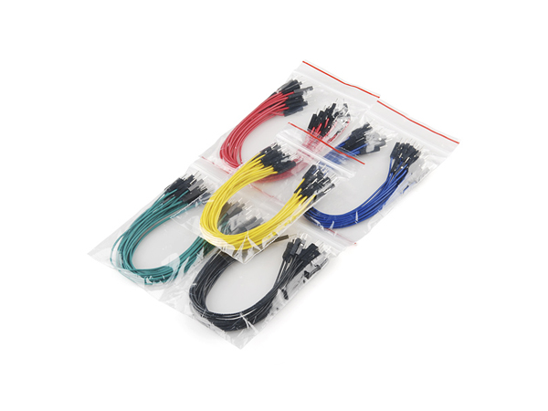 Jumper Wires Premium 6inch M/M Pack of 100 [PRT-10897]