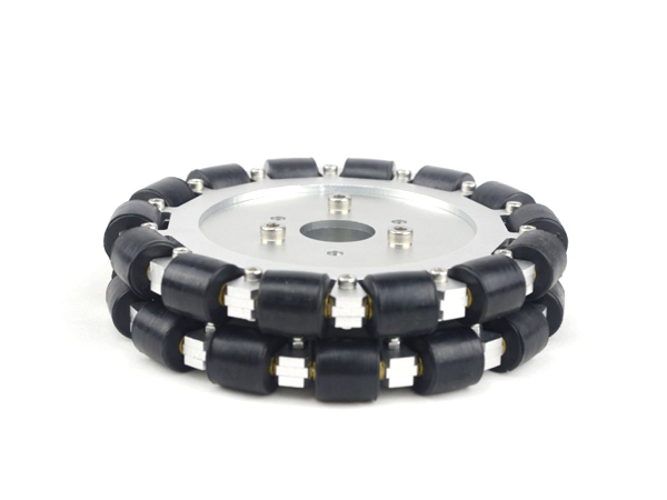 디바이스마트,기계/제어/로봇/모터 > 로봇부품 > 바퀴/휠 > 옴니 휠,NEXUS Robot,152MM DOUBLE ALUMINIUM OMNI WHEEL BASIC [NX-14085],152mm 더블 플레이트 알루미늄 옴니휠