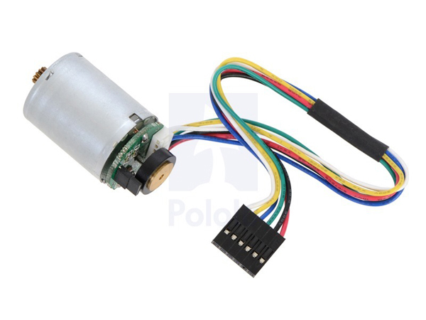 LP 12V Motor with 48 CPR Encoder for 25D mm Metal Gearmotors (No Gearbox) #4880