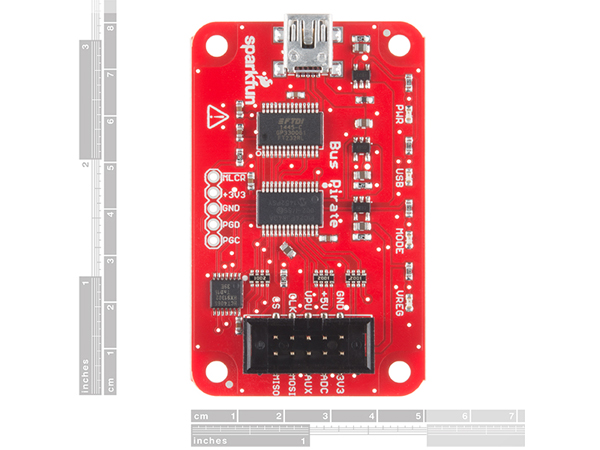 디바이스마트,MCU보드/전자키트 > 개발용 장비 > 아날라이저,SparkFun,Bus Pirate - v3.6a [TOL-12942],PC와 각종 UART, I2C, SPI같은 임베디드 장치에서 통신하는 트러블 슈팅 툴입니다. Mini-B USB 커넥터가 탑재되었습니다.