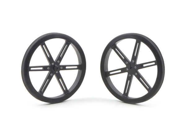 Pololu Wheel 90×10mm Pair - Black #1435