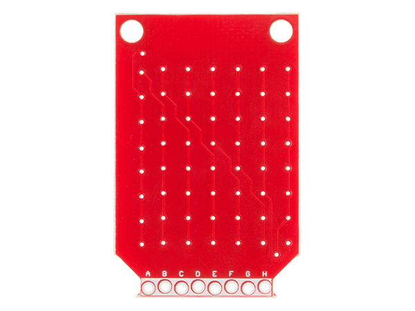 디바이스마트,LED/LCD > LED 인테리어조명 > LED 모듈,SparkFun,SparkFun LED Array - 8x7 [COM-13795],56개 8x7 빨강 LED로 구성된 LED Array입니다.
