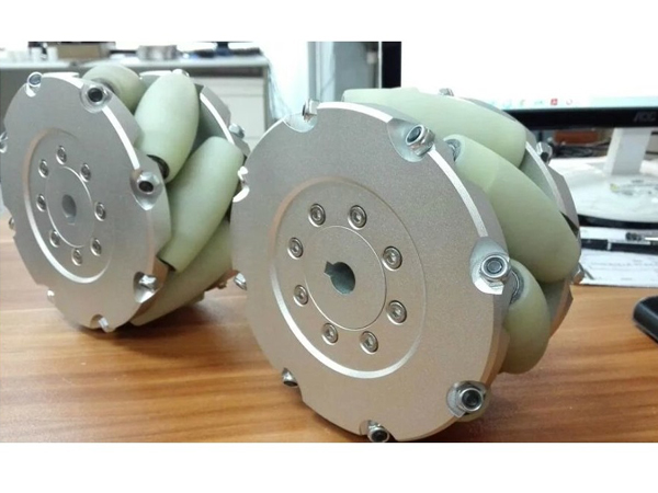 디바이스마트,기계/제어/로봇/모터 > 로봇부품 > 바퀴/휠 > 메카넘 휠,NEXUS Robot,A SET OF 6INCH(152MM) HEAVYDUTY INDUSTRIAL MECANUM WHEEL [NX-NM152A],무게 2.6kg/pcs, 적재용량 500kg/set의 152mm 옴니 휠입니다.