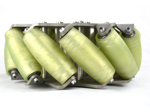 디바이스마트,기계/제어/로봇/모터 > 로봇부품 > 바퀴/휠 > 메카넘 휠,NEXUS Robot,A set of 10inch(254mm) mecanum wheel with PU roller [NX-14197],254mm 스테인레스 스틸 메카넘 휠입니다. 각각의 휠은 12개의 롤러로 구성되어 있습니다.