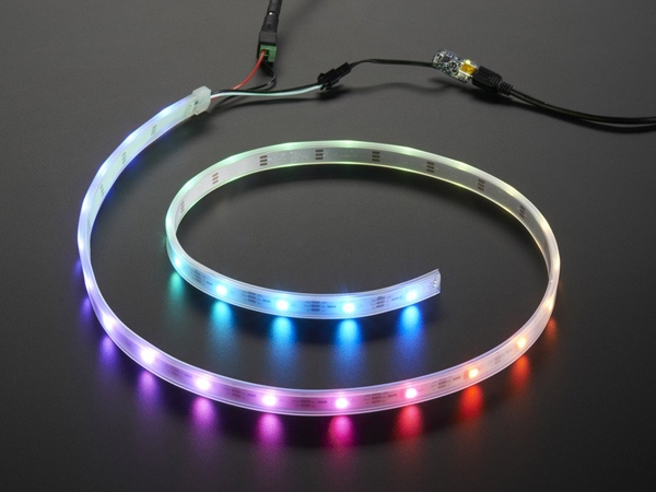 Adafruit NeoPixel LED Strip Starter Pack - 30 LED meter - White [ada-2561]