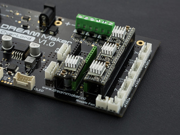 디바이스마트,오픈소스/코딩교육 > 아두이노 > 아두이노 호환보드,DFROBOT,Mainboard for Overlord 3D Printer [DFR0372],3D프린터의 제어장치로 메인보드는 자동으로 센서 데이터를 분석하고 인쇄 작업을 완료 하기 위해 액츄에이터를 제어할 수 있습니다.