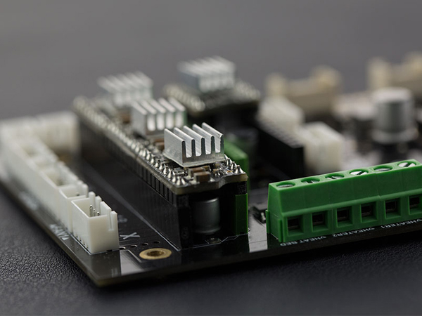 디바이스마트,오픈소스/코딩교육 > 아두이노 > 아두이노 호환보드,DFROBOT,Mainboard for Overlord 3D Printer [DFR0372],3D프린터의 제어장치로 메인보드는 자동으로 센서 데이터를 분석하고 인쇄 작업을 완료 하기 위해 액츄에이터를 제어할 수 있습니다.