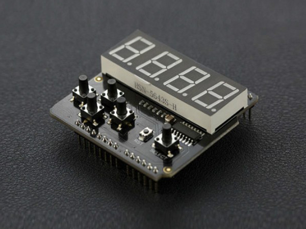 LED 키패드 쉴드 (아두이노 호환) LED Keypad Shield For Arduino [DFR0382]
