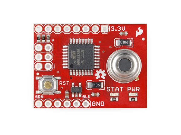 디바이스마트,MCU보드/전자키트 > 센서모듈 > 온도/습도 > 온도센서,SparkFun,SparkFun IR Thermometer Evaluation Board - MLX90614 [SEN-10740],8Mhz의 부트로더가 탑재된 제품으로 FTDI 인터페이스와 아두이노 환경을 통한 코드 업로드가 가능합니다.