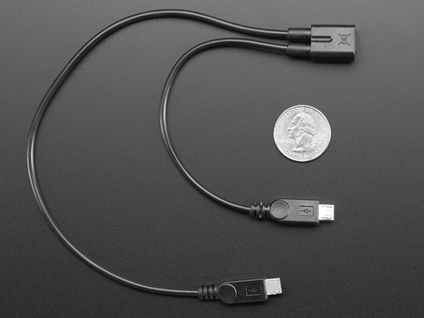 디바이스마트,케이블/전선 > USB 케이블 > 데이터케이블(MM) > USB 3.0 micro B타입(5핀) 케이블,Adafruit,Micro B USB 2-Way Y Splitter Cable [ada-3030],micro 5핀(F) to micro 5핀(M) 타입 Y형 2분배 케이블 / 길이 : 18cm, 30cm / 색상 : 블랙