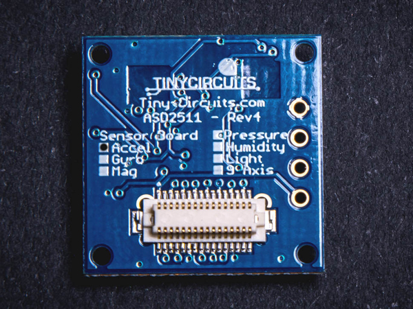 디바이스마트,오픈소스/코딩교육 > 파이썬/IoT 개발 보드 > TINYDUINO,TinyCircuits,ACCELEROMETER TINYSHIELD [ASD2511-R],TinyCircuits 사의 BMA250 3축 가속도 센서입니다.