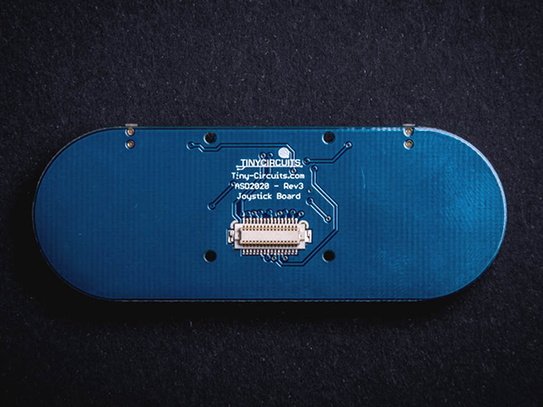 디바이스마트,오픈소스/코딩교육 > 파이썬/IoT 개발 보드 > TINYDUINO,TinyCircuits,JOYSTICK TINYSHIELD [ASD2020],2개의 아날로그 조이스틱이 양쪽에 탑재되어있으며, 2개의 푸시버튼이 있습니다.