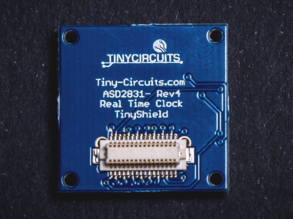 디바이스마트,오픈소스/코딩교육 > 파이썬/IoT 개발 보드 > TINYDUINO,TinyCircuits,REAL-TIME CLOCK TINYSHIELD [ASD2831-R],TinyDuino 보드에 RTC를 추가할 수 있습니다.