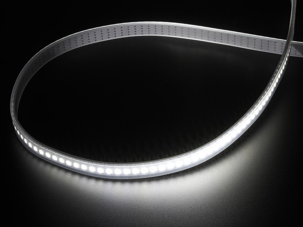 디바이스마트,LED/LCD > LED 인테리어조명 > LED 스트립,Adafruit,Adafruit DotStar LED Strip - APA102 Cool White - 144 LED/m - ~6000K - One Meter [ada-2434],다른 네오픽셀과 다르게 데이터를 보내는데 2개의 와이어를 사용하기 때문에 2개의 핀을 필요로 합니다.