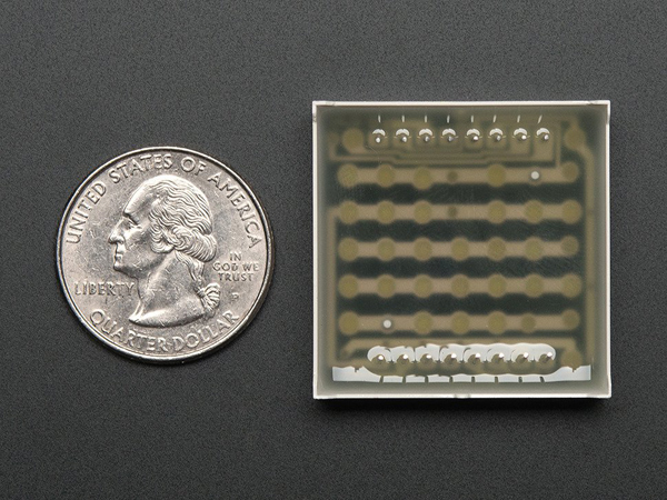 디바이스마트,LED/LCD > FND/도트매트릭스 > 도트매트릭스 > 8X8 도트매트릭스,,Small 1.2" 8x8 Ultra Bright White LED Matrix - KWM-30881CWB [ada-1613],배열 : 8x8 / 사이즈 : 32x32x7mm / 전압 : 3.2V / 전력 : 70mW / 픽셀 : 64 / 색상 : 화이트(White) / : 64