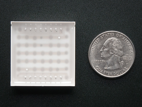 디바이스마트,LED/LCD > FND/도트매트릭스 > 도트매트릭스 > 8X8 도트매트릭스,Adafruit,Small 1.2' 8x8 Ultra Bright Pure Green LED Matrix - KWM-30881CPGB [ada-1623],배열 : 8x8 / 사이즈 : 32x32x7mm / 전압 : 3.2V / 전력 : 100mA / 픽셀 : 64 / 색상 : 그린(Green) / : 64