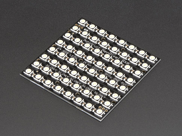 디바이스마트,LED/LCD > FND/도트매트릭스 > 도트매트릭스 > 8X8 도트매트릭스,Adafruit,Adafruit NeoPixel NeoMatrix - 64 RGBW - Cool White - ~6000K [ada-2872],배열 : 8x8 / 사이즈 : 71x71x3mm / 전압 : 5V / 픽셀 : 64 / 색상 : RGBW,쿨화이트(Cool White) / : 64