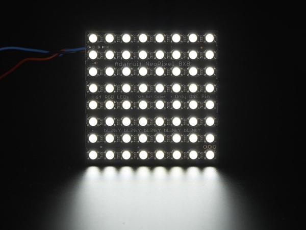 디바이스마트,LED/LCD > FND/도트매트릭스 > 도트매트릭스 > 8X8 도트매트릭스,Adafruit,Adafruit NeoPixel NeoMatrix - 64 RGBW - Cool White - ~6000K [ada-2872],배열 : 8x8 / 사이즈 : 71x71x3mm / 전압 : 5V / 픽셀 : 64 / 색상 : RGBW,쿨화이트(Cool White) / : 64