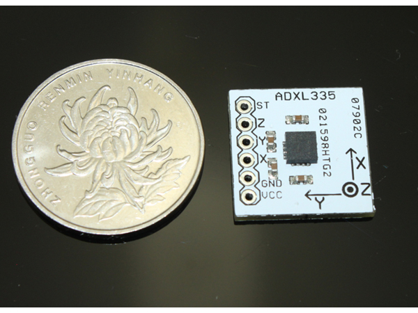 디바이스마트,MCU보드/전자키트 > 센서모듈 > 가속도/자이로/지자기센서 > 가속도센서,ELECFREAKS,3축 가속도 센서 모듈 Triple Axis Accelerometer - ADXL335 BK-ADXL335 [EF03049],Analog Devices사 ADXL335 기반 아두이노 호환 3축 가속도 센서 / low noise 및 저전력 (320uA)