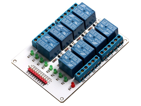 디바이스마트,MCU보드/전자키트 > 전원/신호/저장/응용 > 릴레이,ELECFREAKS,아두이노 8채널 릴레이 모듈 8 Channel 5V/12V Relay Module BK_RL8_01 [EF03009],Maximum switching voltage: 250VAC 30VDC / 91mm*57mm*15mm