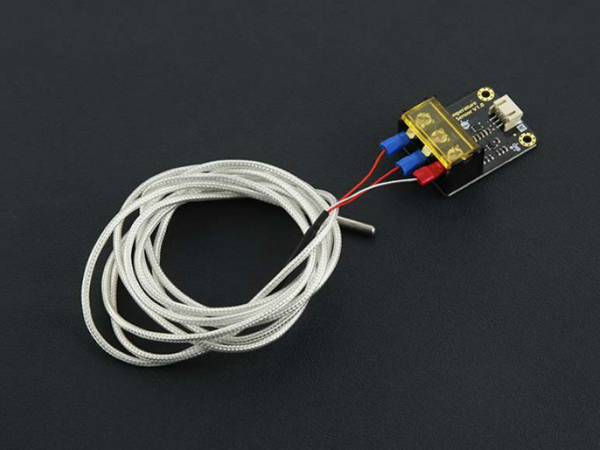 디바이스마트,MCU보드/전자키트 > 센서모듈 > 온도/습도 > 온도센서,DFROBOT,고온 센서 (Analog High Temperature Sensor) [SEN0198],1.Module : Operating : 3.3V-5.5V / output : 0.2V-2.8V / Temperature range: 30-350C 2.PT100 Probe : Probe Working temperature: -20-400C / Length: 2m