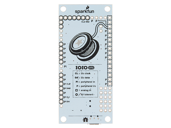 디바이스마트,MCU보드/전자키트 > 개발용 장비 > USB/RS232/RS485 컨버터,SparkFun,IOIO-OTG [DEV-13613],PIC 마이크로컨트롤러를 탑재하여 PC나 안드로이드 장치상의 앱과 GPIO, PWM, ADC, I2C, SPI, UART와 같은 low 레벨 I/O를 연결하여 줍니다