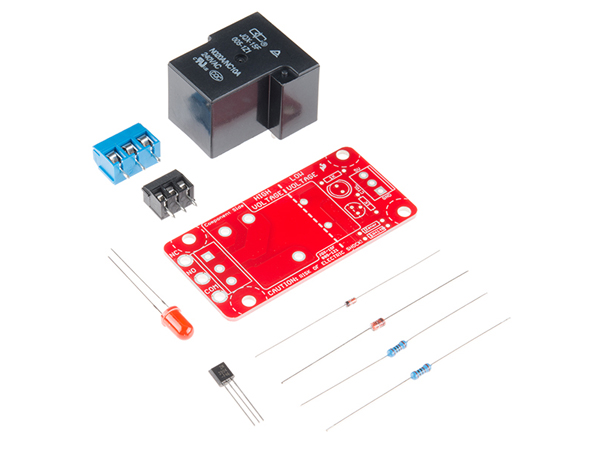20A 릴레이 제어 키트 (SparkFun Beefcake Relay Control Kit) [KIT-13815]
