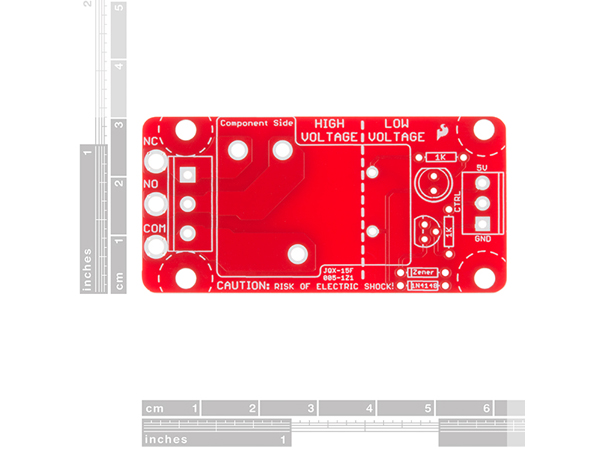디바이스마트,MCU보드/전자키트 > 전원/신호/저장/응용 > 릴레이,SparkFun,20A 릴레이 제어 키트 (SparkFun Beefcake Relay Control Kit) [KIT-13815],20A를 처리할 수 있는 릴레이를 장착한 보드로 5V 시스템에서 컨트롤이 가능하며 장착된 릴레이는 SPST-NO 20A릴레이로 트랜지스터를 통해 5V 로직으로 제어됩니다.