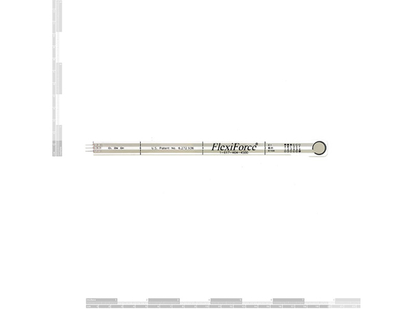 디바이스마트,센서 > 압력/힘(Force)센서 > 압력센서/트랜스듀서,SparkFun,Flexiforce Pressure Sensor - 100lbs. [SEN-08685],세게 누를수록 저항값이 작아지는 플렉서블 압력 센서입니다.