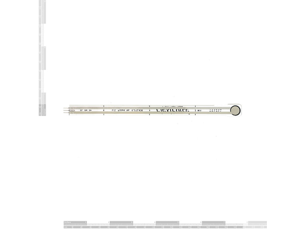 디바이스마트,센서 > 압력/힘(Force)센서 > 압력센서/트랜스듀서,SparkFun,Flexiforce Pressure Sensor - 100lbs. [SEN-08685],세게 누를수록 저항값이 작아지는 플렉서블 압력 센서입니다.