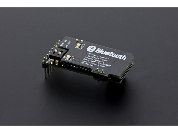 디바이스마트,오픈소스/코딩교육 > 아두이노 > 통신모듈,DFROBOT,아두이노 블루투스 모듈 V3 Bluetooth 2.0 Module V3 For Arduino [TEL0026],검색 및 연결 상태를 LED 로 표시하여 쉽게 블루투스의 상태를 확인 할 수 있습니다.  동작주파수 : 2.4 ~ 2.48GHz unlicensed ISM band 입력전압 : +3.5 V ~ +8 V DC and 3.3V DC/50mA