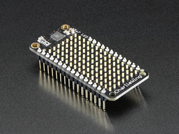 Adafruit 15x7 CharliePlex LED Matrix FeatherWing - Warm White [ada-3163]