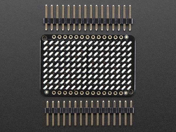 디바이스마트,LED/LCD > LED 인테리어조명 > LED 모듈,Adafruit,LED Charlieplexed Matrix - 9x16 LEDs - Green [ada-2972],Adafruit 16x9 Charlieplexed PWM LED Matrix Driver - IS31FL3731에서 사용가능한 16x9 charlieplexed PWM LED 매트릭스 드라이버입니다. 어떠한 저항이나 드라이버 칩도 필요하지 않고 바로 사용가능합니다.