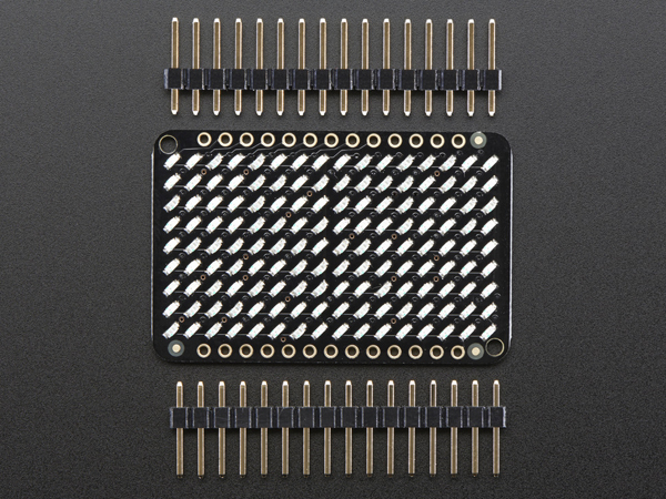 디바이스마트,LED/LCD > LED 인테리어조명 > LED 모듈,Adafruit,LED Charlieplexed Matrix - 9x16 LEDs - Red [ada-2947],Adafruit 16x9 Charlieplexed PWM LED Matrix Driver - IS31FL3731에서 사용가능한 16x9 charlieplexed PWM LED 매트릭스 드라이버입니다. 어떠한 저항이나 드라이버 칩도 필요하지 않고 바로 사용가능합니다.