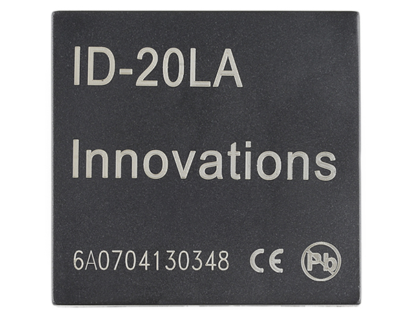 디바이스마트,오픈소스/코딩교육 > 아두이노 > 아두이노 통신모듈,SparkFun,RFID Reader ID-20LA (125 kHz) [SEN-11828],안테나가 내장된 제품으로 125KHz RFID 카드를 읽을 수 있습니다.