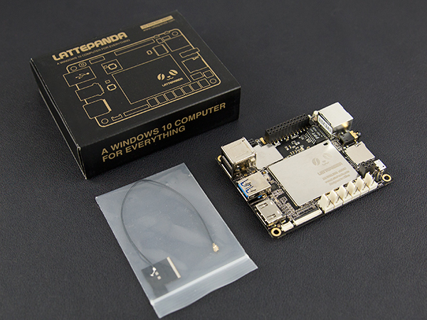디바이스마트,오픈소스/코딩교육 > 라떼판다/비글본/기타,LattePanda,LattePanda 2G/32GB (Win10 제품키 포함) [DFR0418],라떼판다(LattePanda) Win10 싱글 보드 컴퓨터는 내장 2GB RAM과 최대 32GB, 1.8GHz 쿼트코어 프로세서를 탑재하였습니다.  또한 통합 무선 랜, 블루투스 4.0, HDMI 및 USB 3.0 인터페이스를 통해 프로젝트의 지평을 확장합니다.