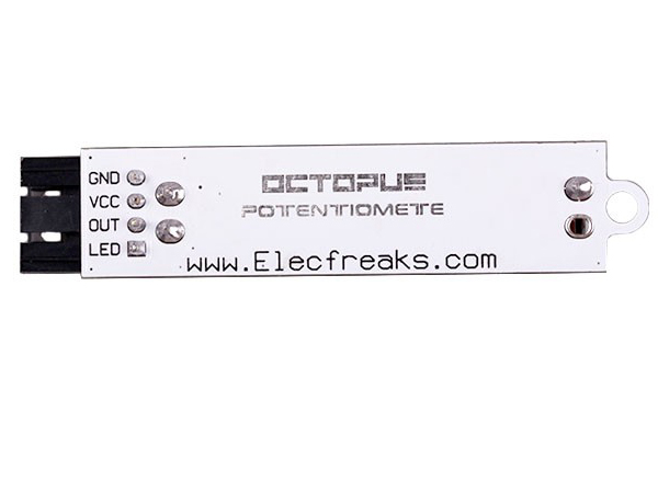 디바이스마트,MCU보드/전자키트 > 버튼/스위치/제어/RTC > 엔코더/가변저항,ELECFREAKS,옥토퍼스 리니어 슬라이더 가변저항 모듈 Octopus Linear Slider Potentiometer Brick [EF04061],직선으로 움직이는 슬라이드 형태의 가변저항 모듈 / 슬라이드 길이 : 30mm / 60.51mm X 13.95mm