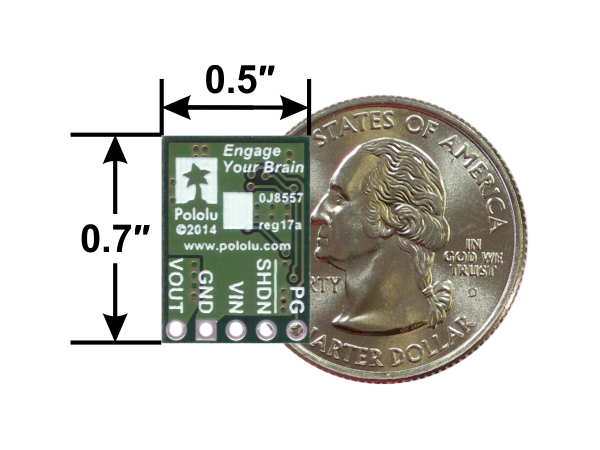디바이스마트,전원/파워/배터리 > DC-DC 컨버터 모듈 > 강하형 모듈(외장) > 비절연 스위칭 모듈,Pololu,Pololu 5V, 1A Step-Down Voltage Regulator D24V10F5 #2831,외장형 / 고정출력전압 / 1ch 출력 / 강하형 비절연 스위칭 컨버터 / 입력전압 : 5V~36V / 출력전압 : 5V / 출력전류 : 1A / 변환효율 : 80%~93% / 스위칭 주파수 : 500kHz / 입력단자 : 스루홀 / 출력단자 : 스루홀 / 패키지 : PCB