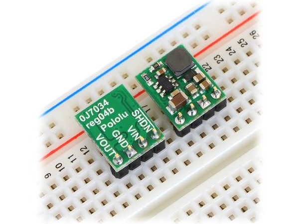 디바이스마트,전원/파워/배터리 > DC-DC 컨버터 모듈 > 강하형 모듈(외장) > 비절연 스위칭 모듈,Pololu,Pololu 12V, 600mA Step-Down Voltage Regulator D24V6F12 #2109,외장형 / 고정출력전압 / 1ch 출력 / 강하형 스위칭 컨버터 / 입력전압 : 15V~42V / 출력전압 : 12V / 출력전류 : 600mA / 변환효율 : 80%~90% / 스위칭 주파수 : 1.25MHz / 입력단자 : 스루홀 / 출력단자 : 스루홀 / 패키지 : PCB