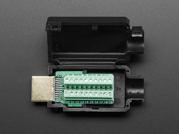 디바이스마트,커넥터/PCB > I/O 커넥터 > 젠더류 > 모니터(영상) 젠더,Adafruit,HDMI Plug to Terminal Block Breakout [ada-3118],HDMI 터미널 블럭 보드입니다.