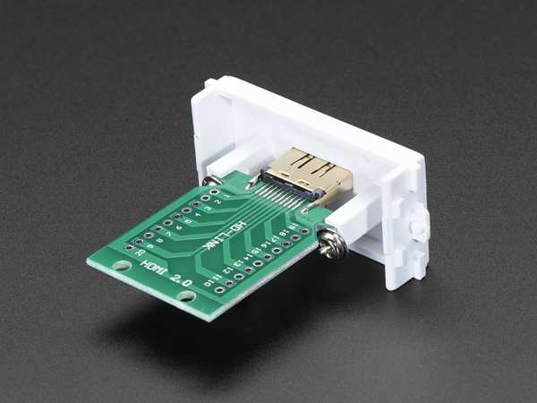 디바이스마트,커넥터/PCB > I/O 커넥터 > 젠더류 > 모니터(영상) 젠더,Adafruit,Panel Mount HDMI Socket Breakout [ada-3121],HDMI 소켓 보드입니다.