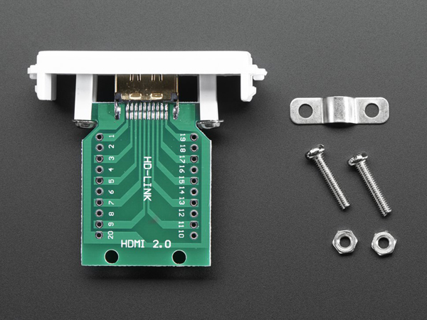 디바이스마트,커넥터/PCB > I/O 커넥터 > 젠더류 > 모니터(영상) 젠더,Adafruit,Panel Mount HDMI Socket Breakout [ada-3121],HDMI 소켓 보드입니다.