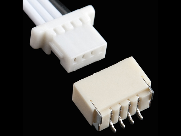 디바이스마트,케이블/전선 > 점퍼/하네스/악어/바나나 > 점퍼 와이어/케이블,SparkFun,JST SH Jumper 4 Wire Assembly - 8inch [PRT-10359],JST SH 4핀 점퍼 와이어 / 길이 : 20cm (8인치)